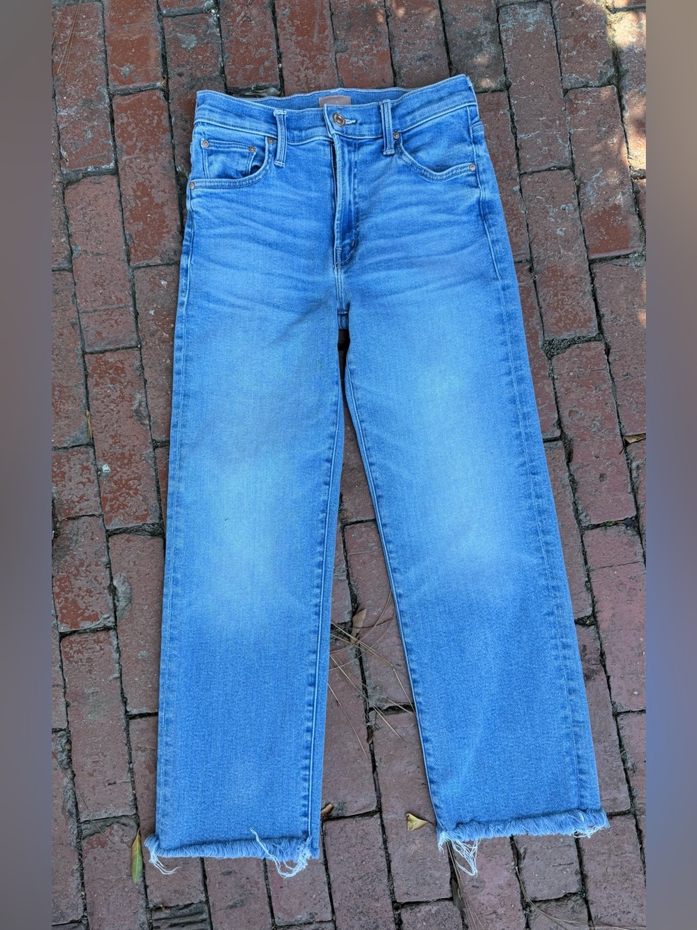 MOTHER the mid rise rambler zip ankle